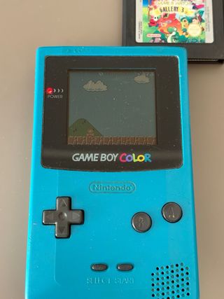 Game Boy Color azul + 5 juegos