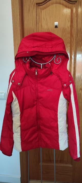 Chaqueta ARENA roja y blanca - Talla S