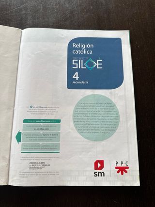Religión católica. 4 ESO. Proyecto Siloé