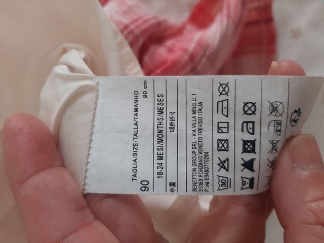 Falda niña cuadros rosa-rojo