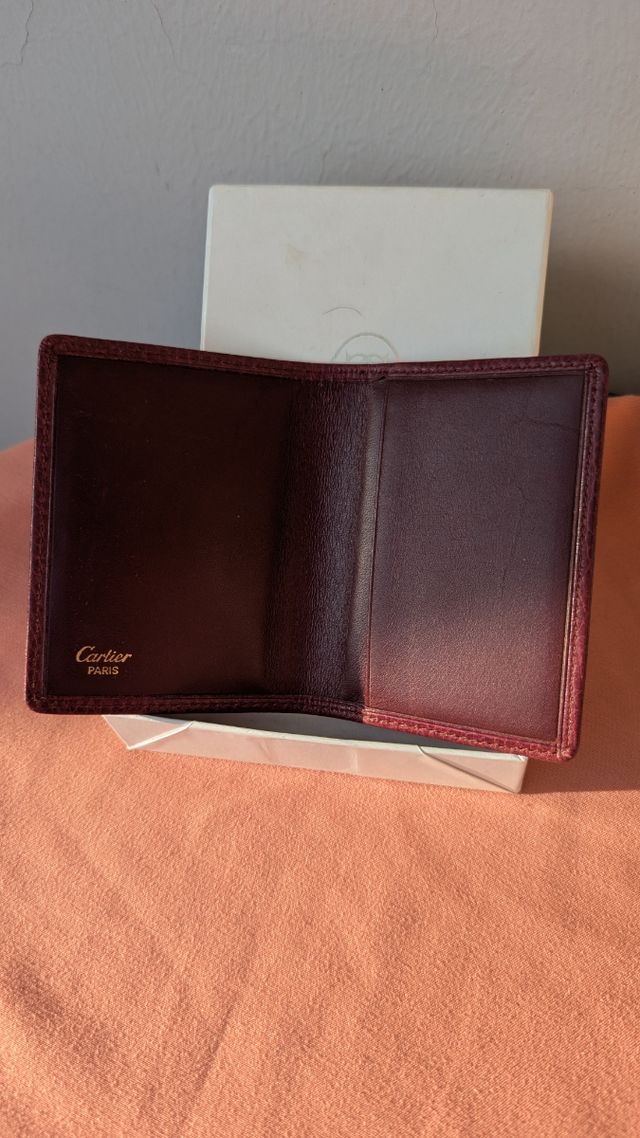 Cartier porta biglietti da visita vintage