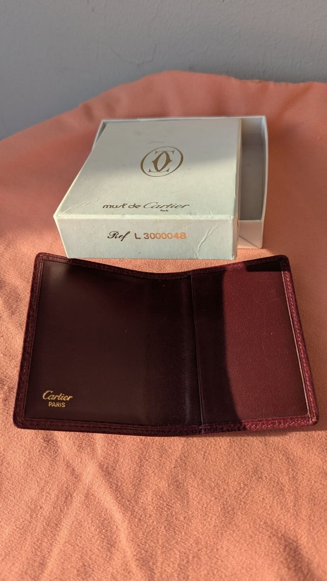 Cartier porta biglietti da visita vintage