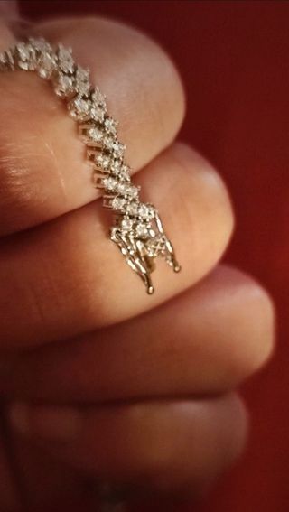 Braccialetto diamante Moissanite Argento 925