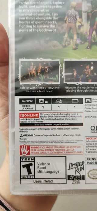 (Precintado) Grounded - Nintendo Switch