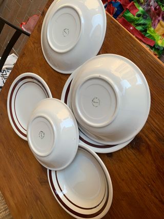 Piatti vintage anni '80