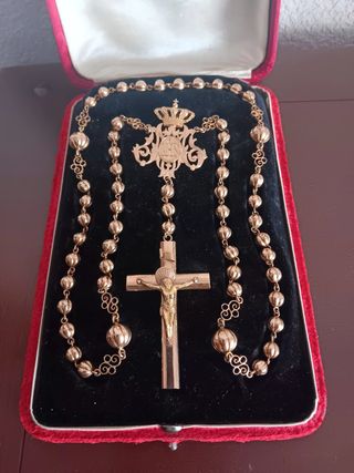 Rosario oro antiguo