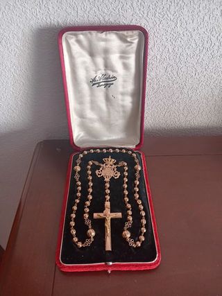 Rosario oro antiguo