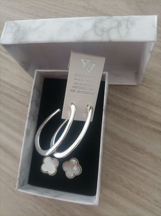 Pendientes Vidal & Vidal Plata