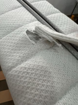 2 colchones + 2 somieres de láminas