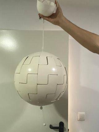 Lámpara colgante blanca