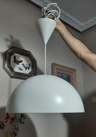 Lámpara colgante Ikea blanca