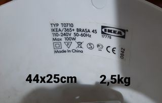 Lámpara colgante Ikea blanca