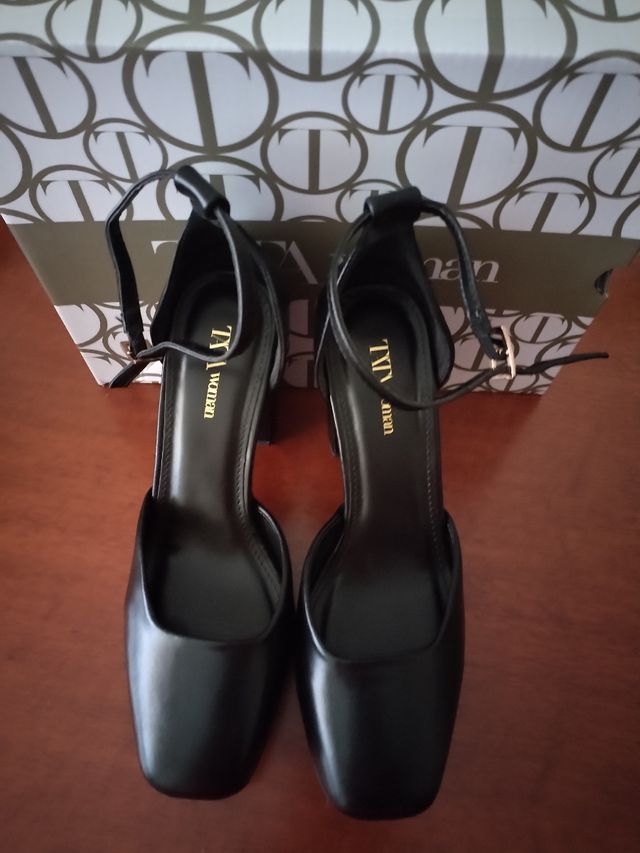 Scarpe TT Woman nere con plateau