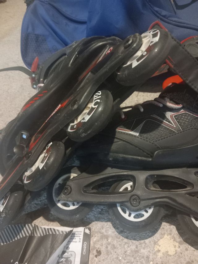 Patines Oxelo 4 ruedas - casi nuevos