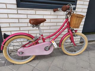 Bicicleta Bobbin niña 16" rojo cereza