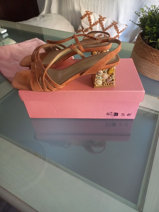 Sandalias rosa Karen Millen