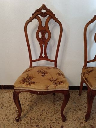 6 Sillas de comedor antiguas