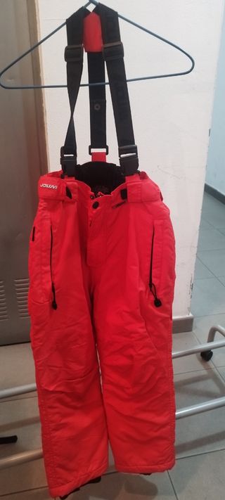 Peto esquí JoJivi rojo - Talla 8