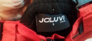 Peto esquí JoJivi rojo - Talla 8