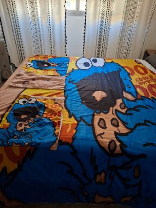 Sábanas Cookie Monster
