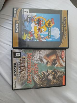 Juegos PC: Los Simpsons Hit & Run + Age of Mytholo