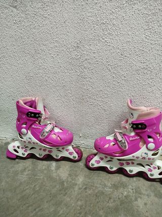 Patines Hello Kitty niña talla31-33 regalo bolsa.