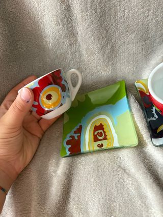 2 Tazzine caffè + 2 Piattini Maison V 