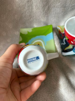 2 Tazzine caffè + 2 Piattini Maison V 