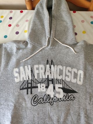 Sudadera gris San Francisco