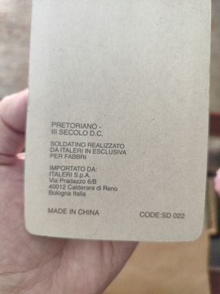 Soldado romano plomo 54mm