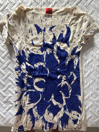 Blusa serpiente + shorts denim talla S