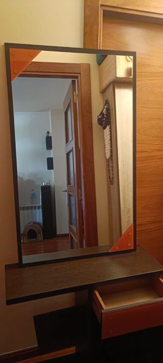 Recibidor con espejo - Mueble moderno