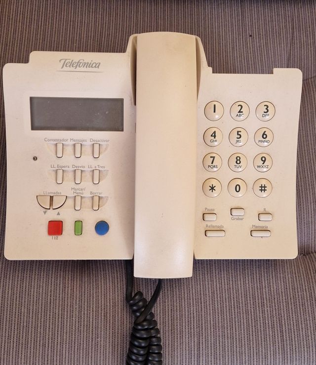 Teléfono fijo Telefónica con identificador de llam