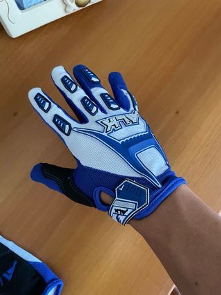 Guanti da off-road Alike Devil Blu