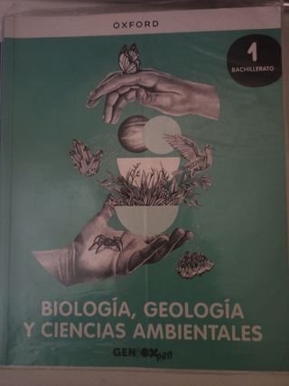 Libro de 1° bachillerato de Biología y Geología. 