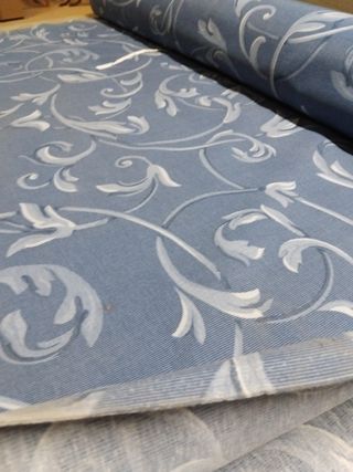Tela chinzt estampada azul - 2,80m ancho