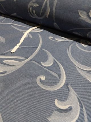 Tela chinzt estampada azul - 2,80m ancho