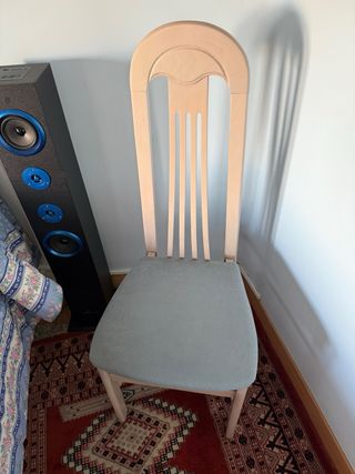 Cama individual madera + muebles