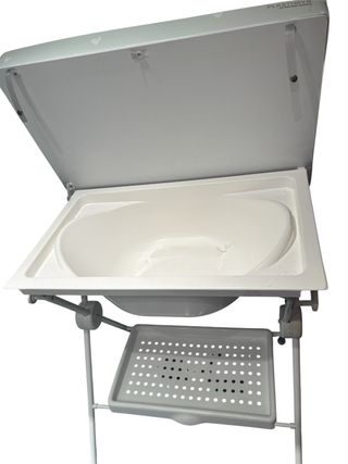 Bañera-cambiador bebé plegable