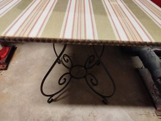 Mesa terraza metal marrón