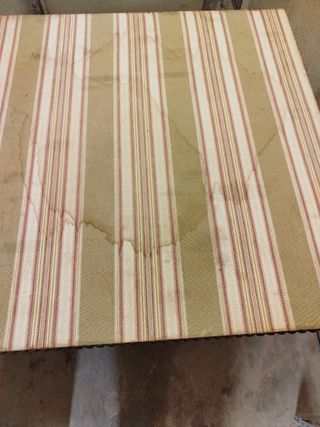 Mesa terraza metal marrón