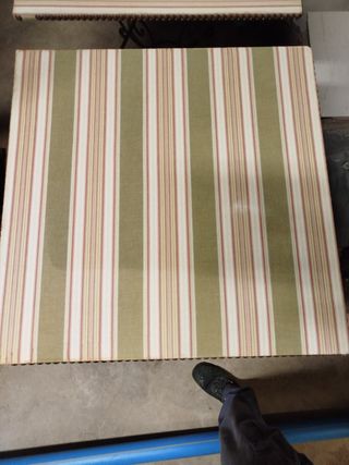 Mesa terraza metal marrón