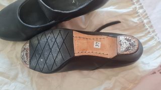 Zapatos Flamenco Piel Negros 37