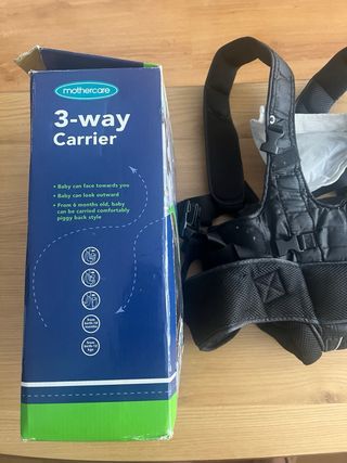 Mochila portabebés 3-way Carrier Mothercare