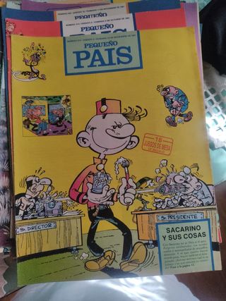 Comics Pequeño Pais  del periódico El Pais