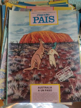 Comics Pequeño Pais  del periódico El Pais