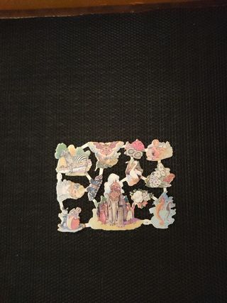 Cromos troquelados variados