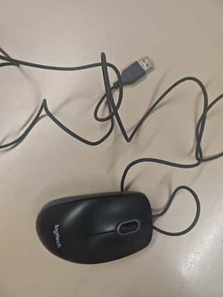 Ratón Logitech Cableado USB M90, nuevo