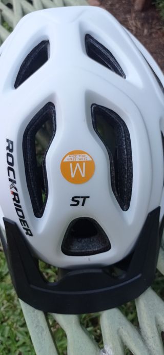 Casco bici Rockrider ST blanco