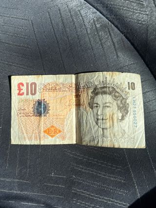 Billete 10 libras - antiguo